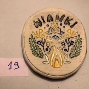 Magnes ceramiczny Wianki #19