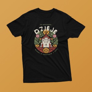 Koszulka TuPN “CERKIEW / Dzieje” (czarna dziecięca)